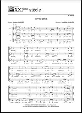 Sotto voce SSA choral sheet music cover